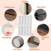 200/4PCS Transparent Self  Adhesive Silicone Stopper Pads Scratch Proof Cabinet Refrigerator Bumper Household Safety Protection