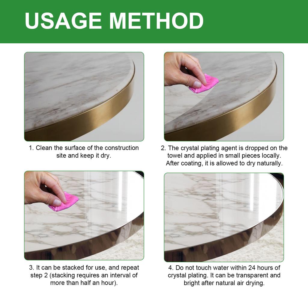 50ml Nano Krystalický Nátěr Pro Kuchyňské Obklady Mramorové Leštění Oprava Škrábanců Rozjasňovač Zvýrazňovač Lesku Pro Domácí Použití