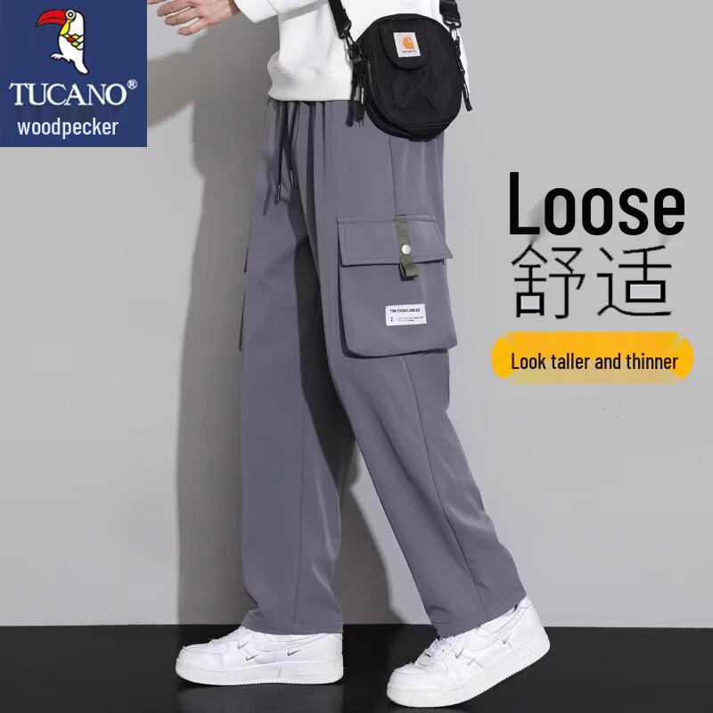 TUCANO Men's Casual Loose Straight Long Pants