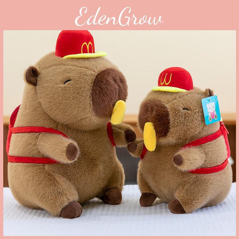 Capybara Wallace Backpack Plush Toy Cartoon Stuffed Animal Decorations Doll