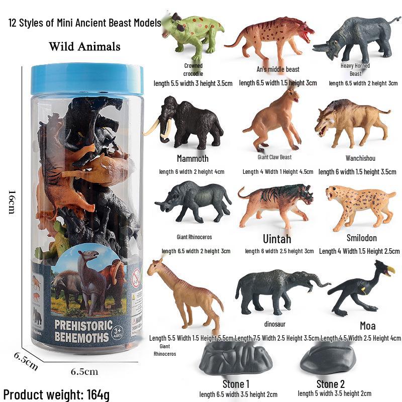 Children s Marine Animal Toy Set - Mini Penguin, Albatross, Shark Models