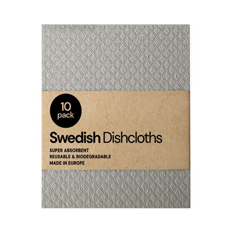 10Pc Dishcloth Magic Cleaning Cloth Kitchen Absorbent Rag Towel Cellulose Swedish Dishcloth Wood Pulp Sponge Reusable Dish Cloth