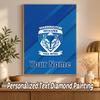 Warrington Wolves Custom Name Text 5D Diamond Painting Kit DIY Full Drill Diamond Art Decoration