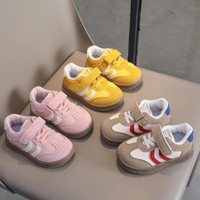 2025 Frühling und Herbst neue Kinder-Sportschuhe Jungen lässige Low-Top-Board-Schuhe Mädchen Baby weiche Sohle 1-6 Jahre alte Board-Schuhe