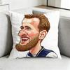 Harry kaneE Football Cartoon Pillow Case Square DoubleSided Sofa Cushion Cover Bedroom Bedside Pillow Gift