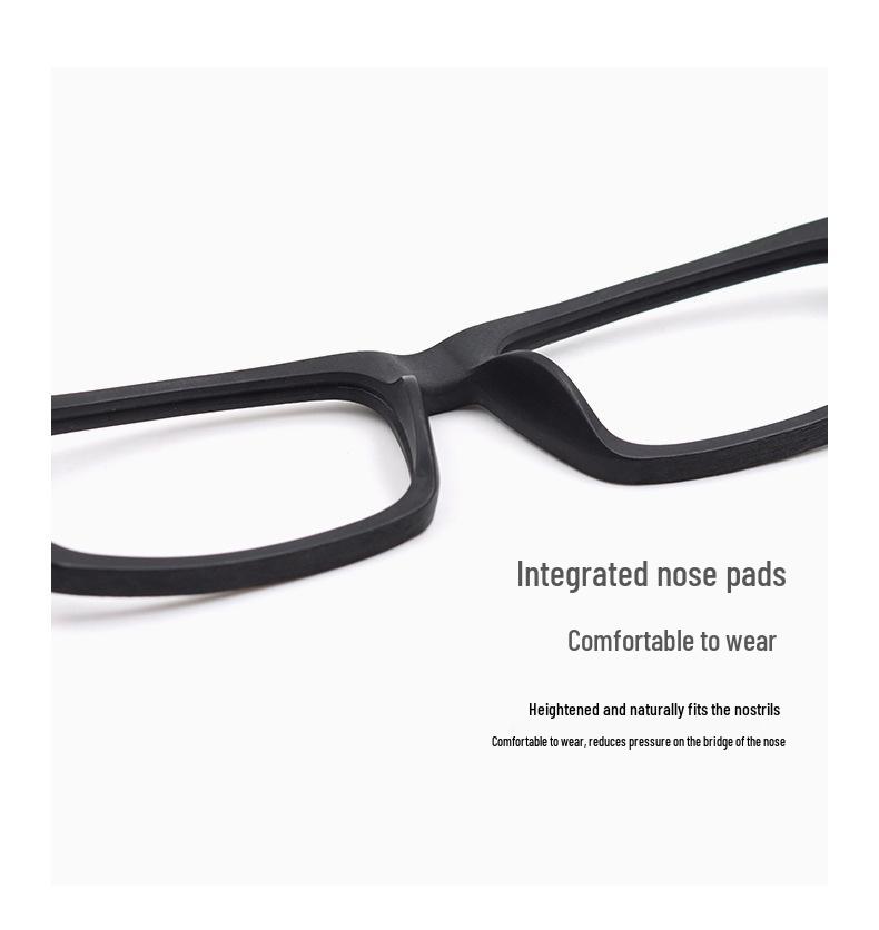 Ochelari de acetat cu ramă completă pătrată pentru bărbați pentru fețe mari sau late, Stil 8005.