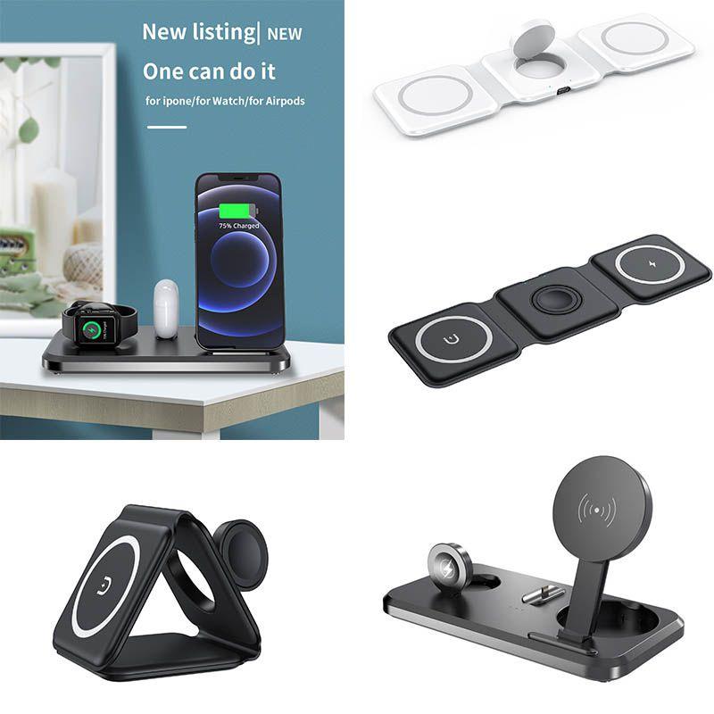 Portable Wireless Charger Pad For Iphone And Apple Watch