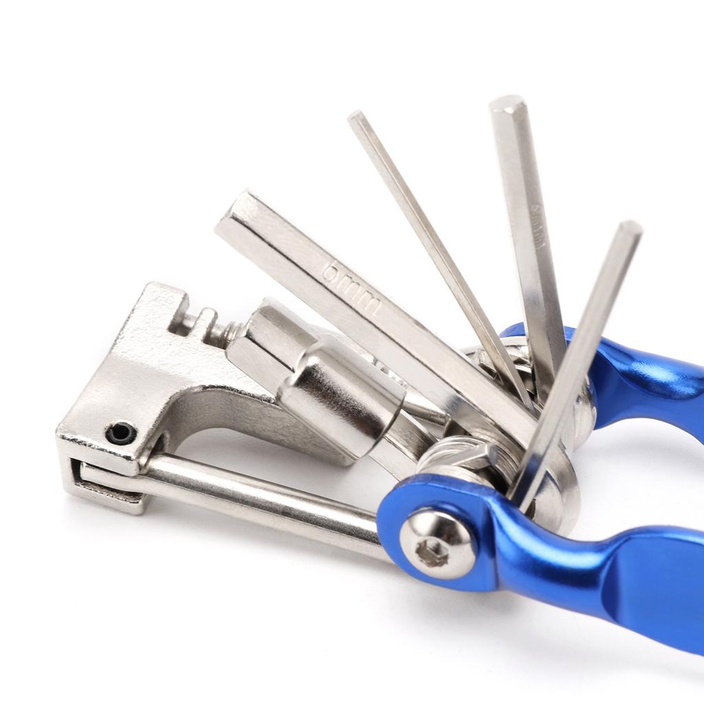 11 In 1 Multi-Function Bike Repair Tool Bike Foldable Repair Tool Portable Socket Wrench Portable Bike Essential Tool
