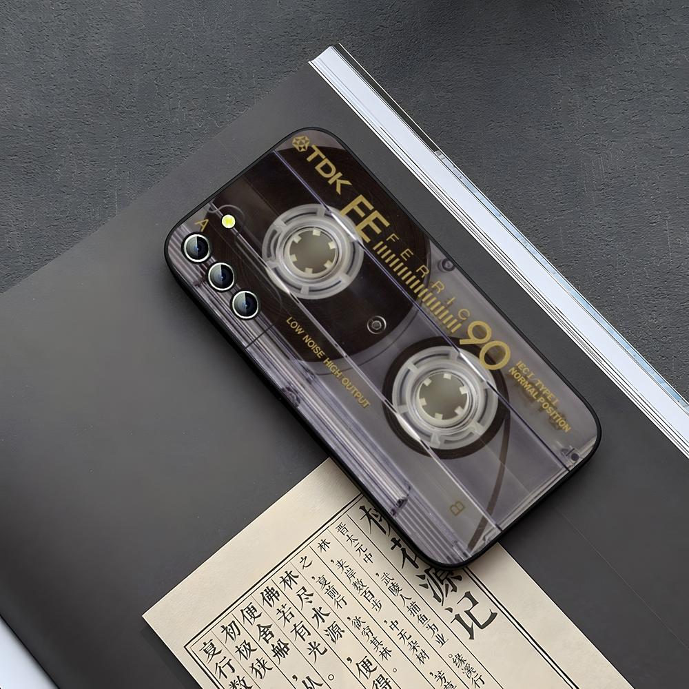 Cassette Tape Phone Case For Samsung Galaxy S24 S22 S23 S25 S21 Ultra Fe Plus A16 A34 A54 A55 A14 A53 Coque Samsung S24