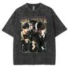 2026 Funny Girl Dinner Caleb Graphic Tee Shirt Love and Deepspace Novelty Cotton T Shirts Fashion High Quality Vintage Washed T-Shirt Y2K