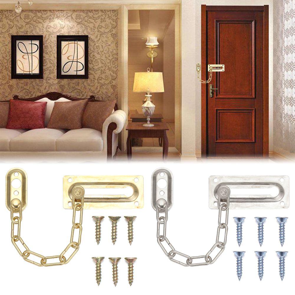 

Durable Hardware Door Bolt Protector Slide Catch Chain Locks Security Door Chain Anti-theft Chain