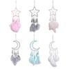 Dream Catcher Handmade White Feather Dreamcatcher for Wall Hanging Home Car Deco