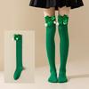 Women Over Knee Socks Christmas Diagonal Striped Christmas Thigh High Stockings Knee High Socks