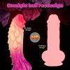 Kirin Jade Liquid Silicone Female Special-shaped Makeup Simulation Gradient Penis Sex Toys