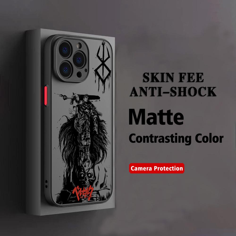 Hot Anime B-BerserkS Cool Phone Case For Xiaomi Redmi Note 14 13 12 11 11S 10 9T 8 7 Pro Plus 4G 5G Matte Clear Back Cover