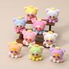 9pcs/Set Mini Baby Three Figure Toy Cat Figurine Desktop Decoration Model Ornaments Toys Boys Girls Christmas Gifts