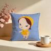 Stylish YYoshitomo Naraes Cushion Cover Stylish Washable Pillow Cover Ideal for Couch Bedroom Car Decoration
