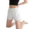 Pantaloncini di Sicurezza da Donna Senza Cuciture con Bordino in Pizzo Anti-Esposizione – Lunghezza Tre Quarti, Non Si Arrotolano, Sottile Seta di Ghiaccio per l'Estate, Ideali per le Gonne.