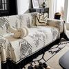 Funda Sofa Home Chenille Fishbone Pattern Sofa Mats Throw Blanket  All-season Camping Picnic Blanket Cover Sofa Cover