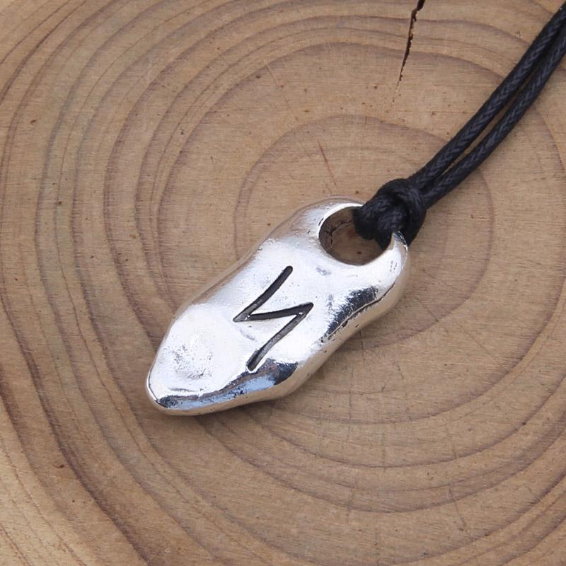 new arrival viking rune pendant necklace for men gift adjustable