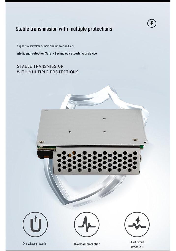5V DC 400W Switching Power Supply for LED Strips and Monitoring (5A/10A/20A)