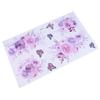 Art Decals Wall Stickers Kitchen Living Room Shop Bedroom 1 Set Of Butterfly Decor Decoration Flower PVC Purple