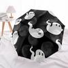 1pc Ghost Moon Automatic Open/close, All-Season Portable Folding Umbrella, Travel, Everyday, Formal Events054