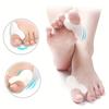2/4 Double Soft Silicone Thumb Splitter, Washable Soft Toe Protector, Anti-friction and Anti-pain Toe Splitter