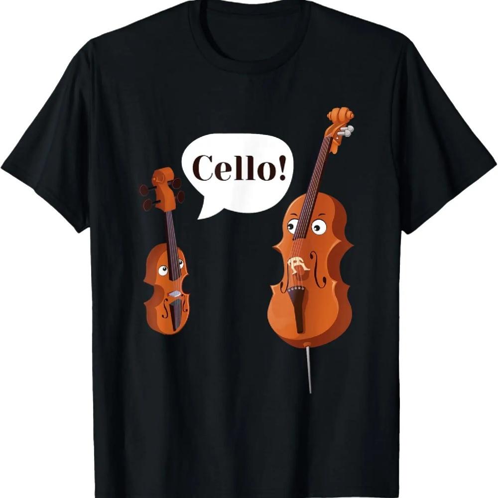 

Cello Player Cellist Orchestra Musician Classical Music T-Shirt XXXL чёрный