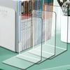 1 Stück Transparente Acryl Buchstützen Ständer Bücherregal Schreibtisch Dekorative Aufbewahrungsregal Buchstütze Buchhalter Schuls Schreibwaren