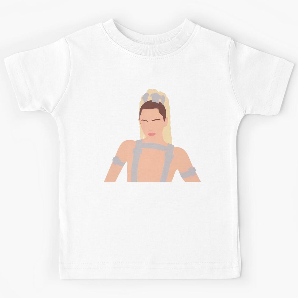 Miley Cyrus Lineless Illustration Kids T-Shirt 110