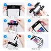 FONKEN Full View Waterproof Case for Phone Underwater Snow Rainforest Transparent Dry Bag Swimming Pouch Big Mobile Phone Covers