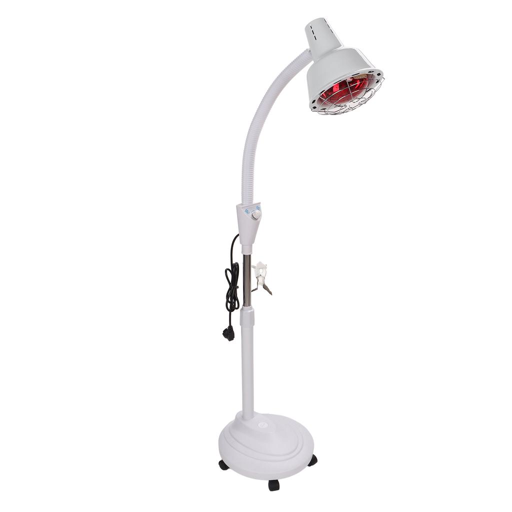 275W Infrared Heating Therapy Lamp Pain Relief Floor Stand Adjustable Skin Care Lamp