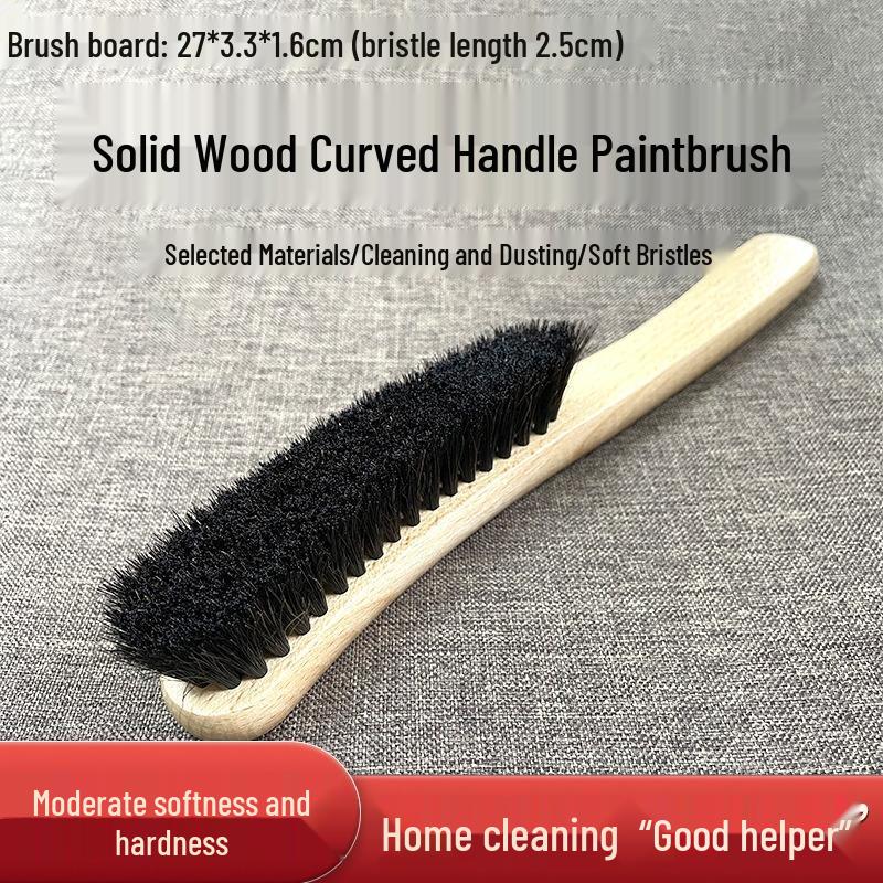 SEE KEAN Long Handle Beechwood Horsehair Multi-purpose Brush