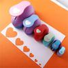 Love embossing machine, children's puzzle flower planter, embossing machine, handmade DIY embossing machine, circular 9-75mm