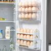 Egg Storage Box New Can Be Reversible Three Layers Of 30 Egg Tray Refrigerator Organizer Food Containers Kitchen Storage Boxes