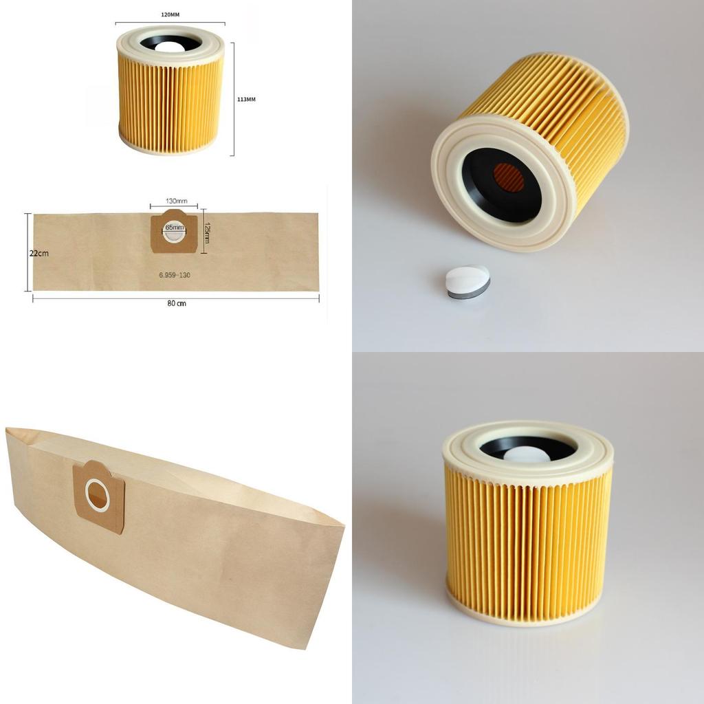 Für Kärcher A Hepa Staubsaugerfilter mit Staubbeutel zur Haushaltsreinigung