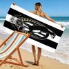 Magpies Roar Print Beach Towel, Large Soft Quick Dry Towel for Beach Camping Swimming