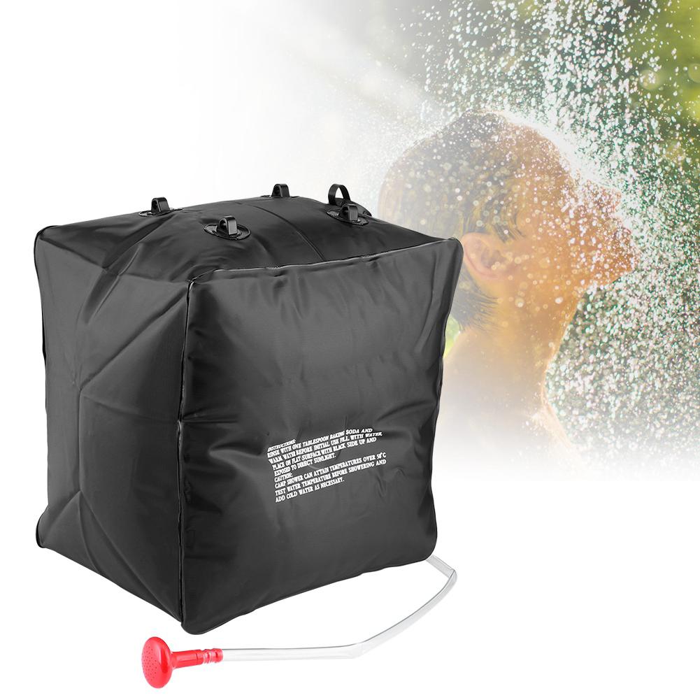 40L Solar Light Weight Shower Bag for Camping Hiking Beach Swimming Outdoor Travelling