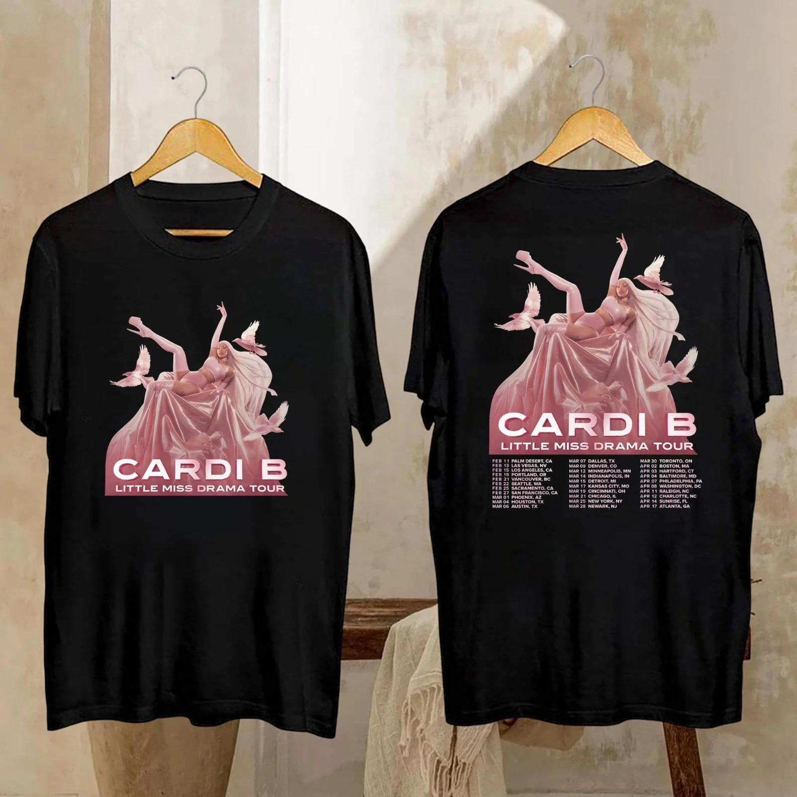 Cardi B Little Miss Drama Tour 2026 Cardi B Tour 2026 Inspired T-Shirt XL
