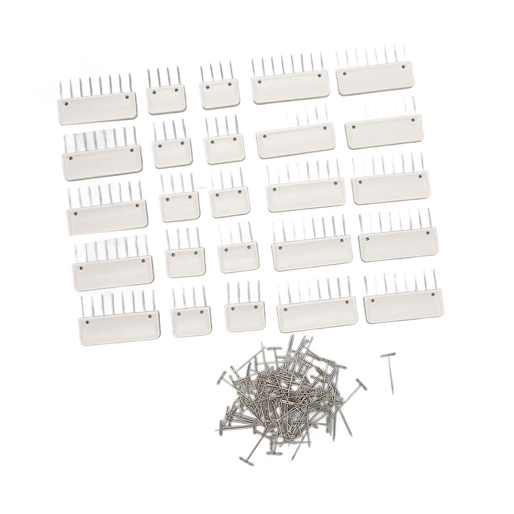 Knit Blocking Pin Knit Blocking Pin Knitting Blocker Pins for Blocking Your or Sewing Projects Kit, 8-Pin Kit. Time-Saving Knitting, Crochet, Lace,