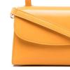 By Far Vintage Fashion Ins Style Textured Arc Top Handle Flap Patent Leather Small Square Shoulder Crossbody Handbag Mini 22CRMINASNFWSMASNF