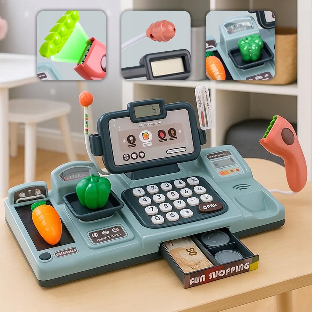 [PACZB] Electronic Cash Register with 25-Electric Scanner and LED Sound Z3052