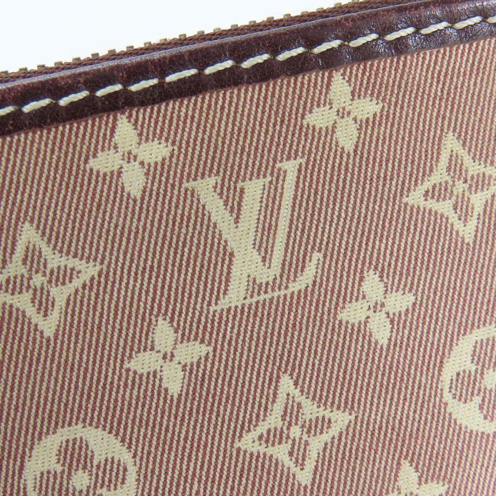 Used LOUIS VUITTON Coin case Pochette Cre M62996 Monogram Ideal sepia Brown With key ring