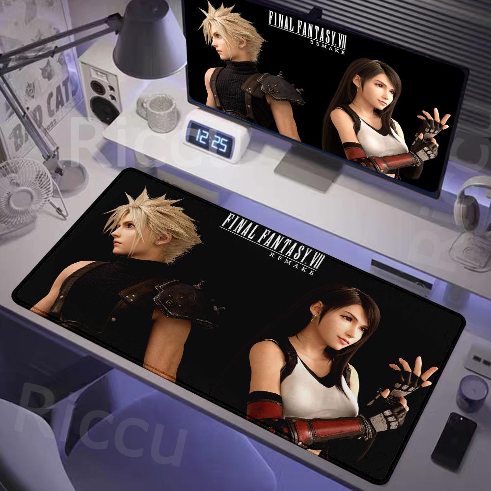FINAL FANTASY VII REMAKE INTERGRADE electronic sports Locking edge Gamer Large HD Print Computer Desk Locking Edge Keyboard Pad