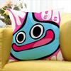 Cartoon Slime Dragon Quest World Various Sizes Square Pillow Case For Car Home Bedchamber Decor