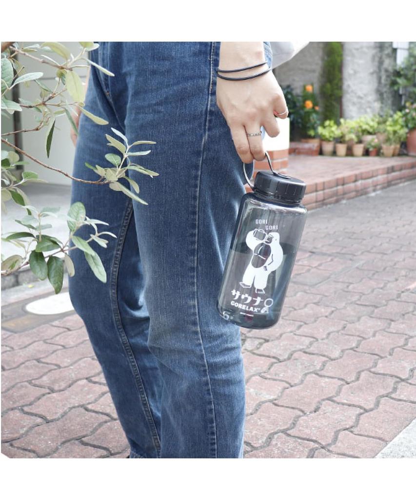 Pine Create Relaxing Gorilla Bottle with Polka Dot Pattern H21 24P45241 Size Approx. 8.5