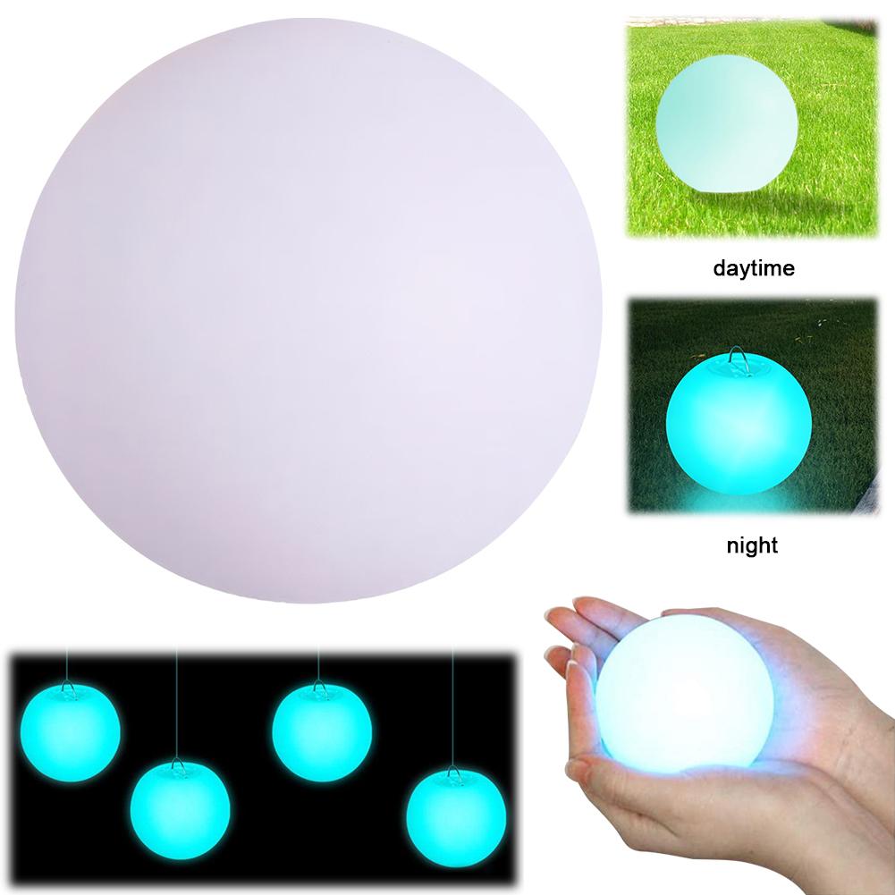 Outdoor Ball Floating Pool Light 16 Colors Floor Street Lawn Lamp Remote Control LED Glow Globe Light for Garden Yard Pool Decor