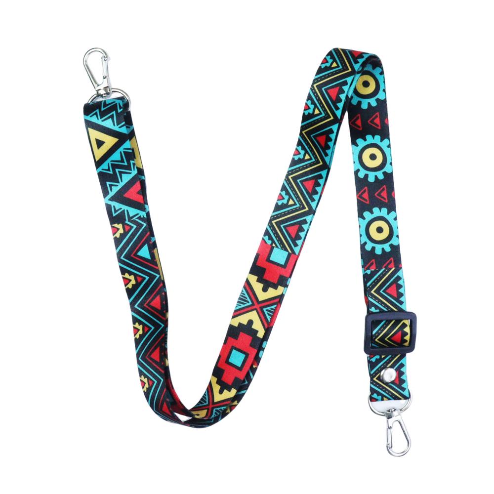 Handcrafted Niche Quality Pattern Mobile Phone Lanyard Water Cup Camera Door Card Removable Neck Hanging Slant