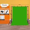 Professional Chroma Key Green Screen Fabric – No Punching or Installation Needed for Photography & Live Studio
